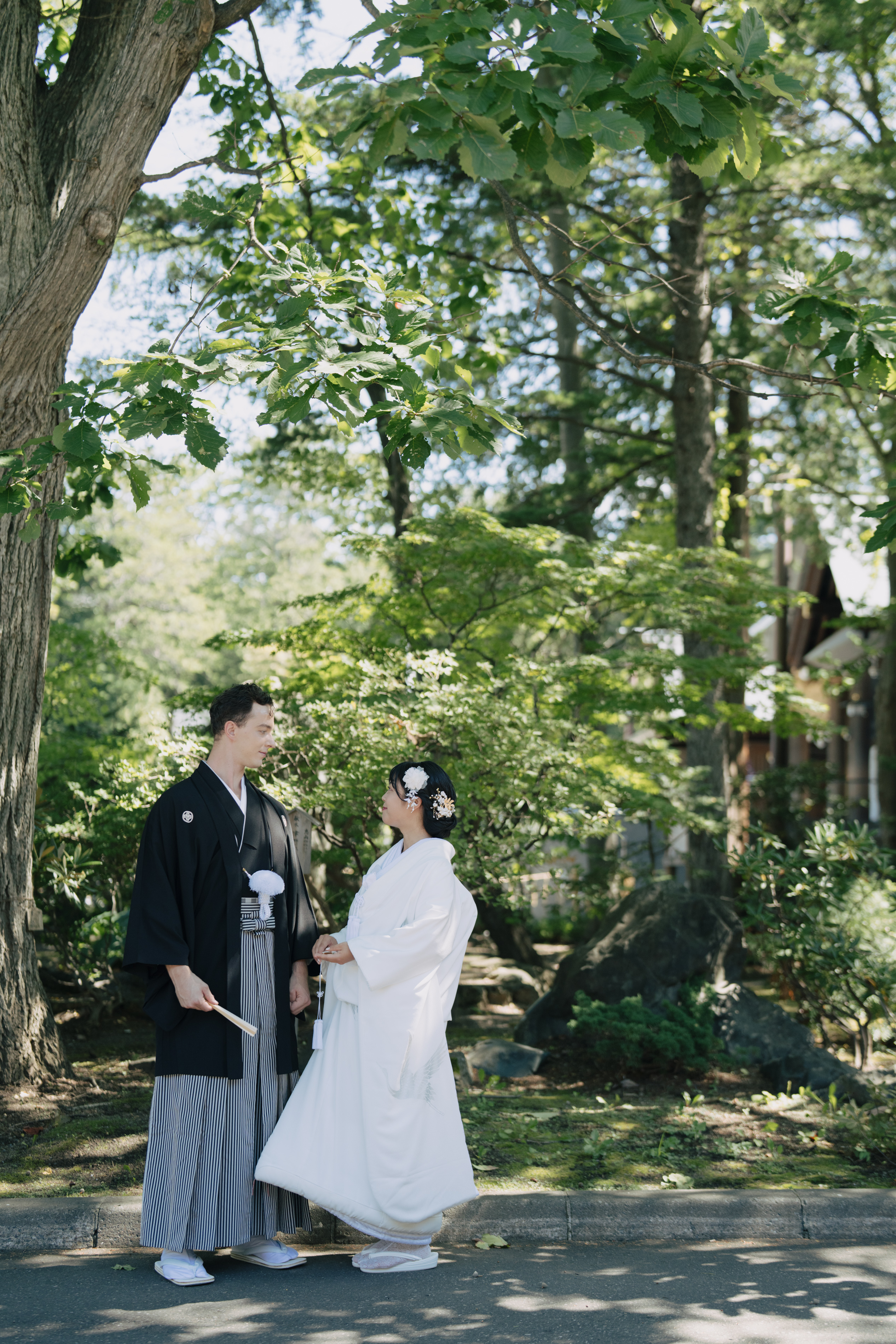 【2024年8月ウェディングレポート】国際結婚のカップル様の北海道神宮挙式♪